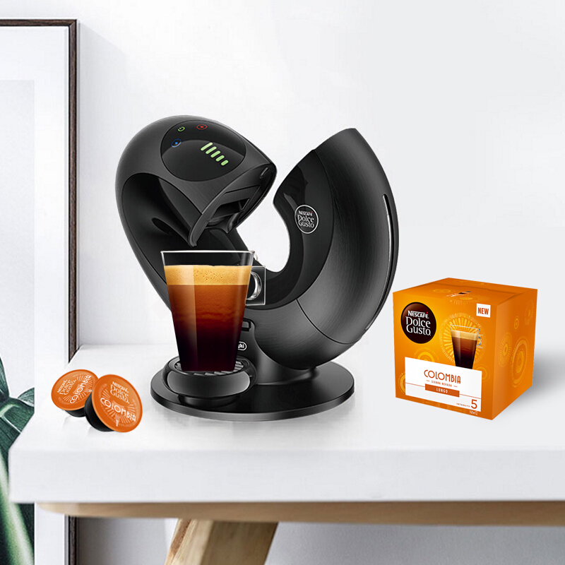 英国进口 雀巢多趣酷思(Dolce Gusto) 黑咖啡胶囊 巡礼哥伦比亚限量款 12颗装 巡礼浓黑